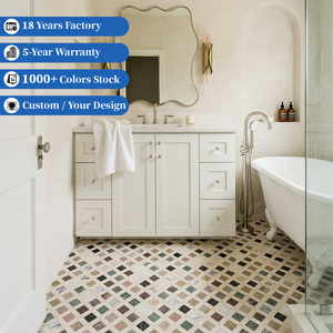 <span class=keywords><strong>Mosaico</strong></span> Geometrico di Lusso in Pietra Naturale <span class=keywords><strong>per</strong></span> Balconi e Bagni, Piastrelle Antiscivolo in Marmo <span class=keywords><strong>per</strong></span> Decorazione di Ville e Hotel - Product Image 1