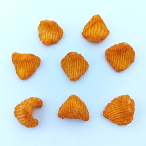 Craquelins de riz croustillants saveur BBQ mexicain, <span class=keywords><strong>snacks</strong></span> triangulaires côtelés pour les distributeurs en gros de produits alimentaires - Product Image 4