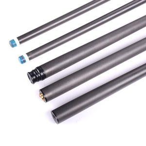 Taco de <span class=keywords><strong>billar</strong></span> ligero de fibra de carbono Sw con eje de fibra de carbono de baja deflexión para salto y ruptura en snooker - Product Image 1