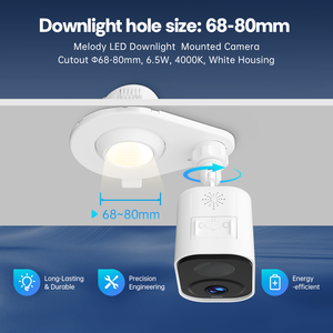 YIMMET Akıllı Kablosuz Güvenlik Kamerası CMOS Sensör 2K WiFi Gece Görüşü Bulut IP66 Su Geçirmez Çift Yönlü Ses Hareket Algılama - Product Image 4