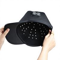 Cappello LED Ricaricabile OEM ODM con 72 LED per Terapia della Luce Rossa per la Crescita dei Capelli, 660nm 850nm, con Terapia Wireless a Impulsi a 3 Modalità