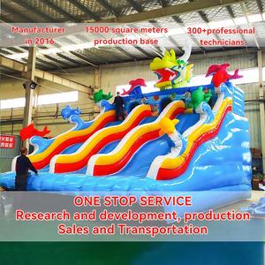 Manèges d'attractions aquatiques miniatures pour enfants piscine extérieure gonflable avec jeu <span class=keywords><strong>de</strong></span> toboggan Panda jouet flottant à vendre - Product Image 3