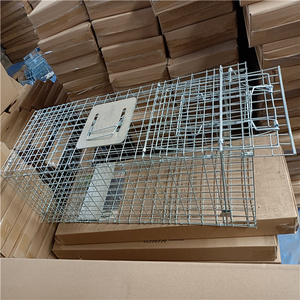 Armadillos Groundhogs Muskrats Nutria Zarigüeyas Mapaches Skunk Animal Trampa Valla de metal Jaula - Product Image 5