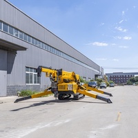 Mini-grue araignée haute performance de 8 tonnes avec flèche télescopique