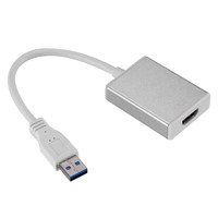 Cable Adaptador Convertidor Gráfico USB 3.0 a HDMI Multipantalla 1920x1080 HD para HDTV, LCD, PC, Laptop, VIDEO, Compatible con Win7/8