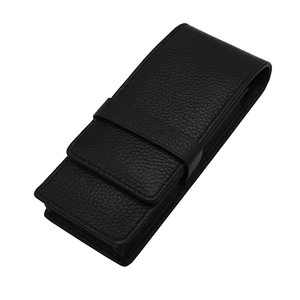 Estuche para bolígrafos, estuche para lápices, estuche de cuero para plumas estilográficas, funda de piel de vaca para 3 bolígrafos. - Product Image 2