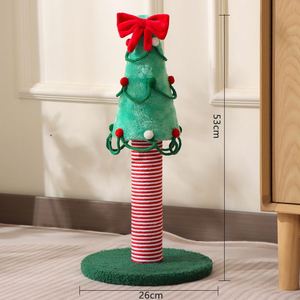 Entrega Rápida, Árbol de Navidad para Gatos de 20.9'' de Altura, Torre de Sisal, Material Ecológico, Regalo Festivo para Gatos Grandes - Product Image 6