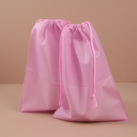Double cordon de serrage non tissé poussière non tissé sac non tissé cordon de serrage cache-poussière sacs de rangement non tissé cordon de serrage sac pour chaussures