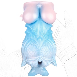 Masturbador Masculino con Forma de Sirena de Fantasía GEEBA, Vagina Realista de Silicona de un Solo Canal, Juguete Sexual para Adultos - Product Image 4