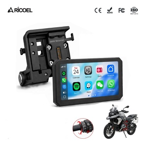 RICOEL CarPlay para Motocicleta, Pantalla Táctil IPS de 6 Pulgadas Desmontable, Navegador para Moto con Android Auto - Product Image 1