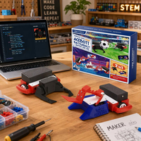 ACEBOTT NUEVO Kit de Coche Robótico de Combate para Educación STEM, Control por APP ESP32 PS3, Kit de Construcción de Robot de Codificación DIY Python ACECode para Arduino