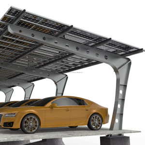 สี่เสากันน้ำระบบหด bipv โครงไม้สำหรับโรงรถที่กำบังรถ - Product Image 5