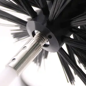 Lint Remover Adjustable Length Nylon Brush Heads Dryer Vent Cleaning Brush