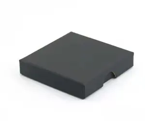 Free Sample Black Velvet Flocking Coated On Form Free Die Cut Heaven And Earth Craft Paper Box Durable Luxury For Jewelry