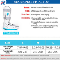 Chaussures bottes de marche orteil cassé botte orthopédique gonflable cheville pied marcheur botte chaussures