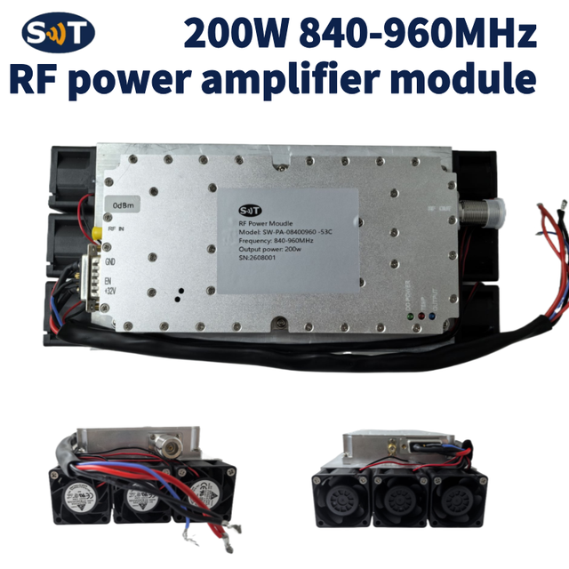 840-960MHz 200W RF Power Amplifier Module,High-Gain Solid-State Power Amplification for Wireless Infrastructure & RF Boosting