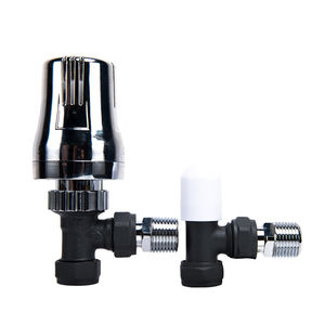 Tête <span class=keywords><strong>de</strong></span> vanne <span class=keywords><strong>de</strong></span> <span class=keywords><strong>radiateur</strong></span> thermostatique Keymark et vanne droite en laiton chromé poli EN215 - Product Image 3