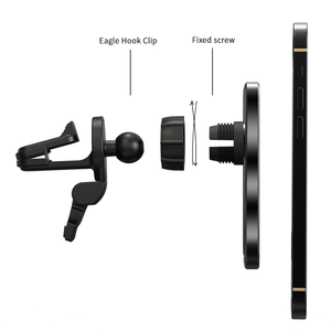 Cargador inalámbrico magnético rápido para coche con sensor automático personalizado, novedad <span class=keywords><strong>de</strong></span> 15W - Product Image 4