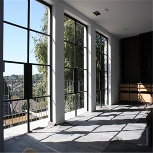 Cửa Kính Bằng Sắt Rèn Khung Đen Hiện Đại Cho Ngoài Trời - Product Image 5
