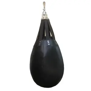 Saco de boxe em forma de pêra de microfibra sólida para boxe de bovinos fabricantes