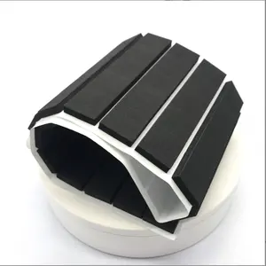 Almohadilla de espuma EVA adhesiva de un solo lado personalizada almohadilla de pie de EVA anticolisión circular negra almohadilla de esponja antideslizante autoadhesiva