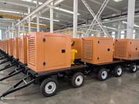 XGY XGY-CY 50kW Geräuscharmer Wassergekühlter Anhänger-Dieselgenerator 50Hz Einphasig ATS Mobil 12V DC Elektrostart