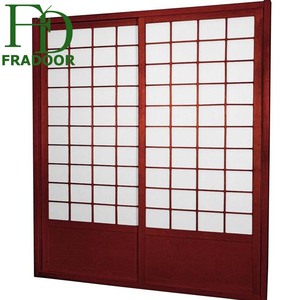 ประตูบานเลื่อนไม้สไตล์ญี่ปุ่นแบบสองชั้นสำหรับภายใน - Product Image 5