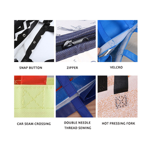 Tùy chỉnh công suất lớn cá nhân tối giản PP dệt mua sắm Tote Túi thân thiện với môi trường tái sử dụng vải không thấm nước - Product Image 5