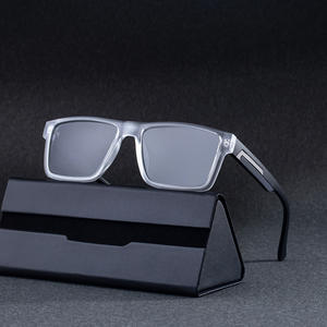 Lunettes de soleil polarisées Lafite à monture carrée, verres TAC UV400, pour hommes, mode extérieure, monture en plastique noir et métal, type 3, pare-soleil - Product Image 1