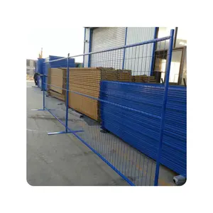 Синий цвет Канада строительный забор