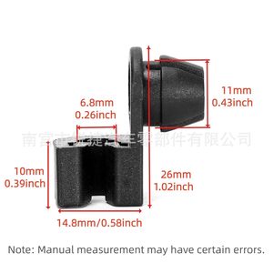 Peugeot Citroen Hood Support <b>Rod</b> Clip 792833 792843 <b>Plastic</b> Fastener For Repair Replacement - Product Image 2