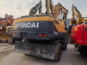 Excavatrice sur pneus hyundai 210W-9T machines d'occasion hyundai 210W-9T 210W-7 - Product Image 4