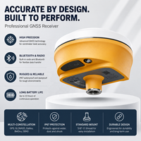 Récepteur GPS GNSS RTK haute performance Hi-Target V500, instrument de topographie 1408 canaux, code permanent pour le terrain de topographie