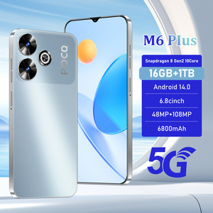 M6 <span class=keywords><strong>Plus</strong></span> 16GB RAM 1TB ROM Sbloccato Fotocamera 108MP 12 Core Serie MTK Dimensity Certificato FCC Garanzia Commerciale Globale OEM per Anziani - Product Image 5