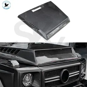 Top supplier BBS carbon fiber hood for Mercedes W463 G class G500 G350 G63 facelift G900 engine bonnet