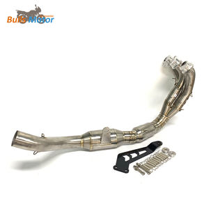 Tubo de escape de aleación de titanio de alto rendimiento MT09 2021 2022 tubo colector de escape de <span class=keywords><strong>Moto</strong></span> tubo silenciador de escape - Product Image 3