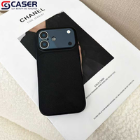 Étui de téléphone de luxe en cuir texturé, transforme instantanément votre iPhone 14-18 Pro Max en série IP17, fini mat et étanche