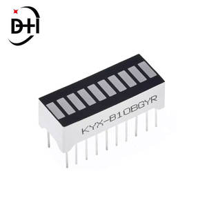 10 Gitter Digital segment LED Licht leiste super hell <span class=keywords><strong>2</strong></span> rot <span class=keywords><strong>3</strong></span> gelb 4 grün 1 blaues Licht flache Röhre B10BRYGB - Product Image 4