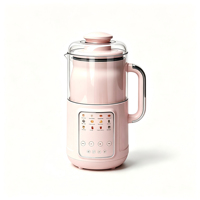 Mixeur multifonctionnel 1500 ml, silencieux, pour lait de soja, avec couvercle anti-bruit, sans résidus, broyeur de grains, processeur multi-céréales