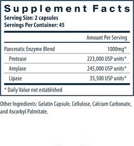 Capsules d'enzymes pancréatiques personnalisées OEM, suppléments d'enzymes digestives trypsine, poudre de trypsine - Product Image 2