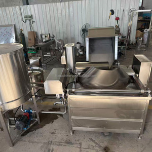 New 220V Electric Gas Heated French Fries Chicken Nuggets <strong>Fryer</strong> Banana <strong>Potato</strong> <strong>Chips</strong> Pork Skin Churros Batch Frying Machine - Product Image 2