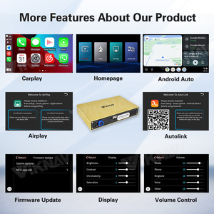 Caja de Interfaz Linux para Dodge <span class=keywords><strong>Viper</strong></span> 2013-2016, CarPlay Inalámbrico y Android Auto, Solo Compatible con Pantalla de Radio Original - Product Image 5