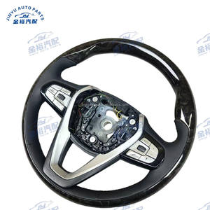 Volant en cuir véritable ZC-320-P1 pour <span class=keywords><strong>BMW</strong></span> Série <span class=keywords><strong>1</strong></span> Série 2 Série 3 <span class=keywords><strong>116d</strong></span> M3 - Product Image 1