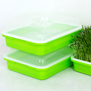 Bán Sỉ Máy Trồng Cỏ Lúa Mì Không Đất Khay Rải Hạt Đậu Có Nắp Đậy - Product Image 6