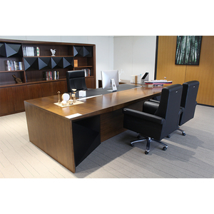 madera Escritorio de lujo oem <span class=keywords><strong>oficina</strong></span> muebles de madera maciza director jefe de mesa de <span class=keywords><strong>oficina</strong></span> de CEO verde materiales - Product Image 4