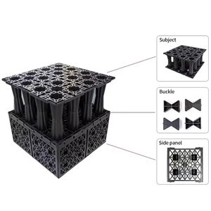 Module de drainage en PP moderne et léger pour l'extérieur, système de collecte des eaux pluviales souterraines, réservoir de pluie, <span class=keywords><strong>bassin</strong></span> de rétention - Product Image 2