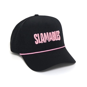 Gorra de Béisbol Deportiva para Exteriores con 5 Paneles, Bordado 3D, Visera Ligeramente Curvada y Perforaciones Láser, Personalizable por Fabricantes de Gorras - Product Image 3