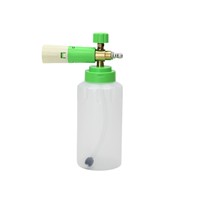 Lance à mousse réglable 1000 ml, connecteur en laiton, canon à mousse pour lavage de voiture, pulvérisateur pour nettoyeur haute pression et detailing