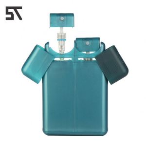 Customizable Blue PP 30Ml Double Head Perfume <b>Bottle</b> Portable With Pump Sprayer Seal Direct From Manufacturer - Product Image 3