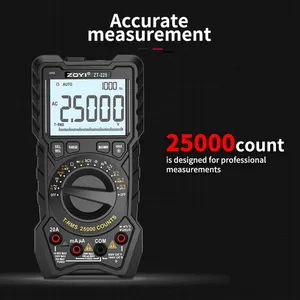 Multimètre numérique automatique haute précision ZOYI ZT-225 1000V/10A avec affichage 4,5 chiffres pour maintenance électrique intelligente - Product Image 1